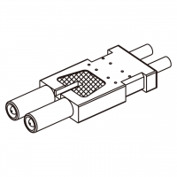 25A, 2-Pin 电池香蕉头插头 连接器