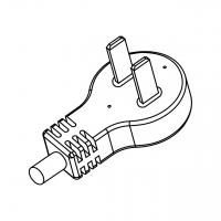 中国2-Pin AC插头, 6A,10A 250V