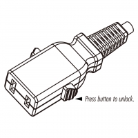 日本AC电源线连接器2 芯 3A-15A 125V