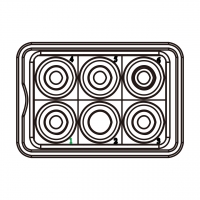 20A/30A, 6-Pin 母插座Outlet (孔位2)