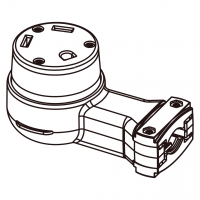 美规车用RV 连接器(NEMA TT-30R) 3芯直式, 2 P, 3芯接地 30A 120V