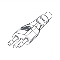 巴西3-Pin AC插头 12A 16A 20A 250V