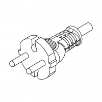 瑞士2-Pin 直式 AC插头16A 250V