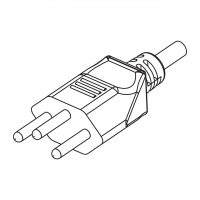 瑞士3-Pin AC插头 10A 250V