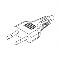 意大利2-Pin 直式 AC插头 10A 250V