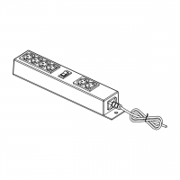IEC 320 Sheet F 排插/插线板/ 拖线板/接线板 3 脚 6 插位 10A 250V