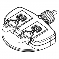 中规 (国标)排插/插线板/ 拖线板/接线板 2 脚 2 插位 办公/家用10A 250V