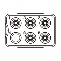 20A/30A, 6-Pin 电池香蕉头插头 连接器