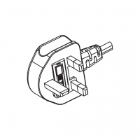 沙特阿拉伯3-Pin AC插头3A 250V