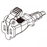 日本AC电源线连接器2 芯 3A-7A 125V