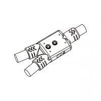 AC电线成型式固定接头(Strain Relief -SR) 1 出 2, 6AWG*3C,4C, 10AWG * 3C, 2 LED 电源指示
on each live leg.