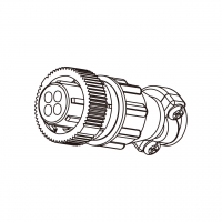 DC 直头型式 4-Pin 连接器 (组装式)