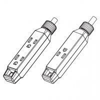 美规 (美标)  1+2位排插 3 芯 (NEMA 5-15R), 耐热 10A/13A/15A 125V