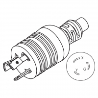 台湾/日本2 P/ 3 芯接地 15-20 A 250V