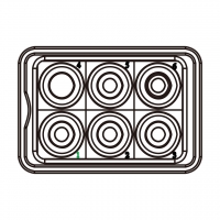 20A/30A, 6-Pin 母插座Outlet (孔位4)