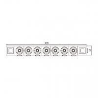 20A/30A, 7-Pin 电池香蕉头插头 连接器, 108mm X 12mm