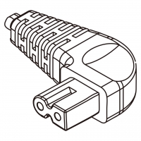 IEC 320 C7 AC电源线连接器 2 芯 弯式  2.5A 250V