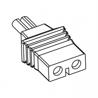 2-Pin 家电用电源连接器