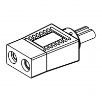 2-Pin 家电用电源连接器