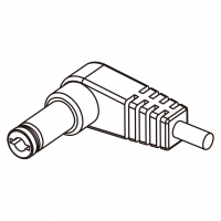 DC 弯头型式 1-Pin 连接器