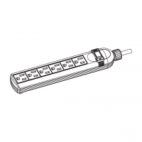 美规 (美标) OA排插/插线板/ 拖线板/接线板 NEMA 5-15R 3 脚 6 插位 15A 125V