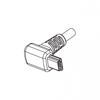 Mini USB B 插头, 5 Pin, (弯头型式)