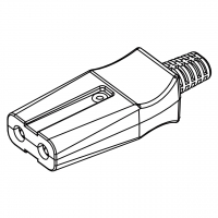 美规 (美标)AC电源线连接器2 芯 电饭锅专用10A 125V