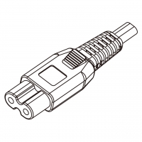 IEC 320 C7 AC电源线连接器 2 芯直式10A (7A)/13A 125/250V