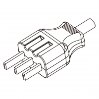 欧洲3-Pin Electric Cooker AC插头25A 250V