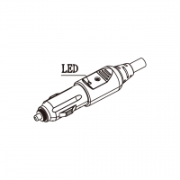 汽车点烟器插头 (CLA), 16A, LED 指示灯