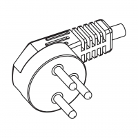 以色列3-Pin AC插头, 16A 250V