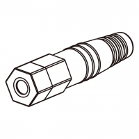 电池香蕉1-Pin 连接器 (组装式)