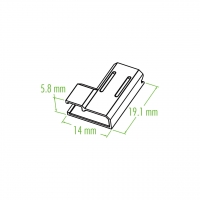 塑料连接器 19.1mm X 14mm X 5.8mm 1 Pin