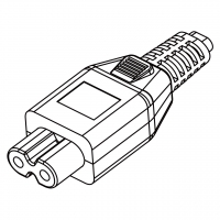 IEC 320 C7 AC电源线连接器 2 芯直式 2.5A 250V