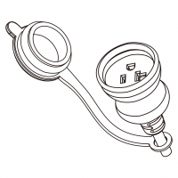 美规 (美标)AC电源线连接器3 芯 (NEMA 5-15R/20R)  13A/15A/20A 125V