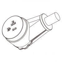 美规 (美标)AC电源线连接器3 芯 (NEMA 5-15R/20R)