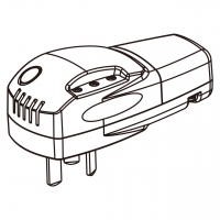 中国智能插头3芯 时控10A 250V