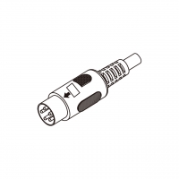 DC 插头直头型式 5-Pin