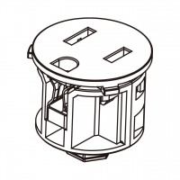 美规 (美标)NEMA 5-15R 插座, 2 P 3芯接地, 360º Rotatable 15A 125V