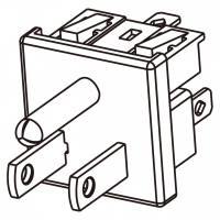 美规 (美标)NEMA 5-15P 插座, 2 P 3芯接地