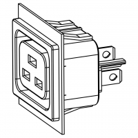 IEC 320 Sheet J 三孔家电用品AC母插座(Outlet)16A/20A 250V