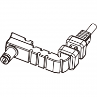 DC 弯头型式 1-Pin 连接器