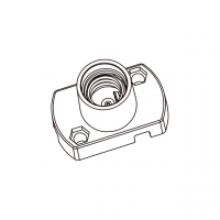 可替换式工作灯灯泡插座, 适用白炽灯/ LED灯 (插座 OD 16.6mm)