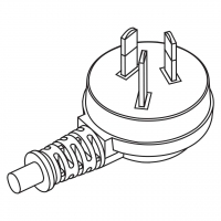 澳洲规3-Pin Protector AC插头, 15A 250V