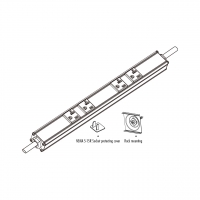 美规 (美标)PDU 电源分配器NEMA 5-15R/5-20R, 3 脚 4插位 15A/20A 125V