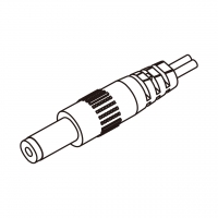 DC 直头型式  1-Pin 连接器