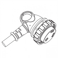 车用RV AC电源线连接器 (NEMA TT-30R) Straight Blade, 2 P, 3 芯接地,弯式 30A 120V