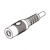 DC 直头型式  1-Pin 连接器