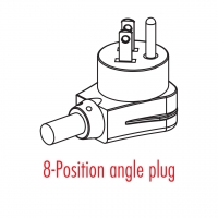 台湾/日本3-Pin 弯式 AC插头7A/11A/15A 125V