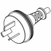 中国3-Pin AC插头, 6A, 10A, 250V